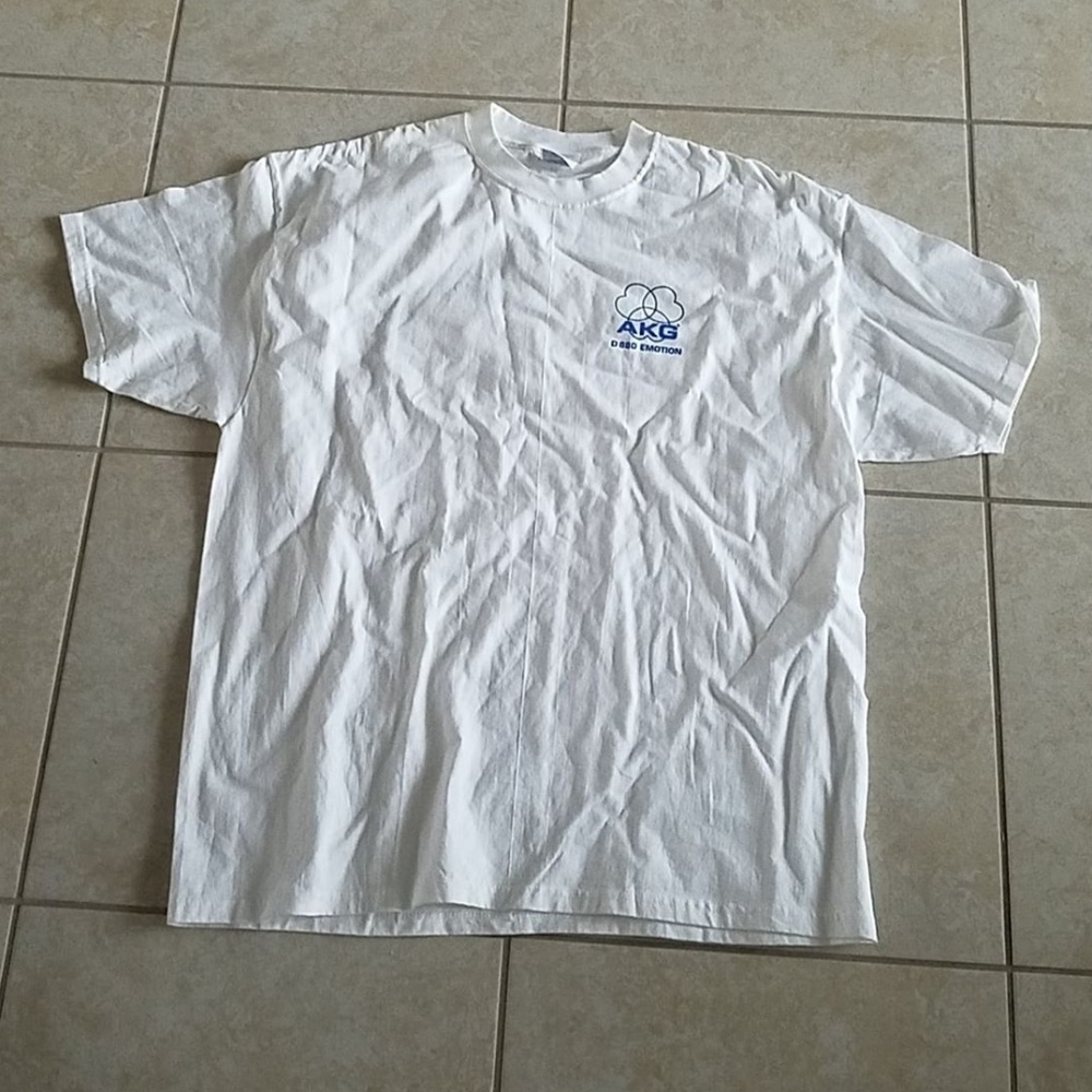 AKG D880 Emotion Dealer T Shirt from early 2000's